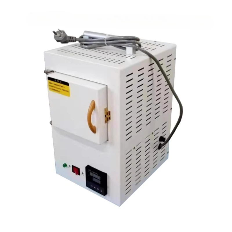 Energy Saving Ceramic Fiber Experimental Muffle Electric Furnace Integrated Programmable High Temperature Furnace Silver BBQ