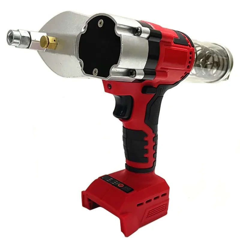 Pistola de engrase inalámbrica, totalmente automática, de alta presión, inyector de aceite, máquina de grasa para batería Milwaukee de 18V