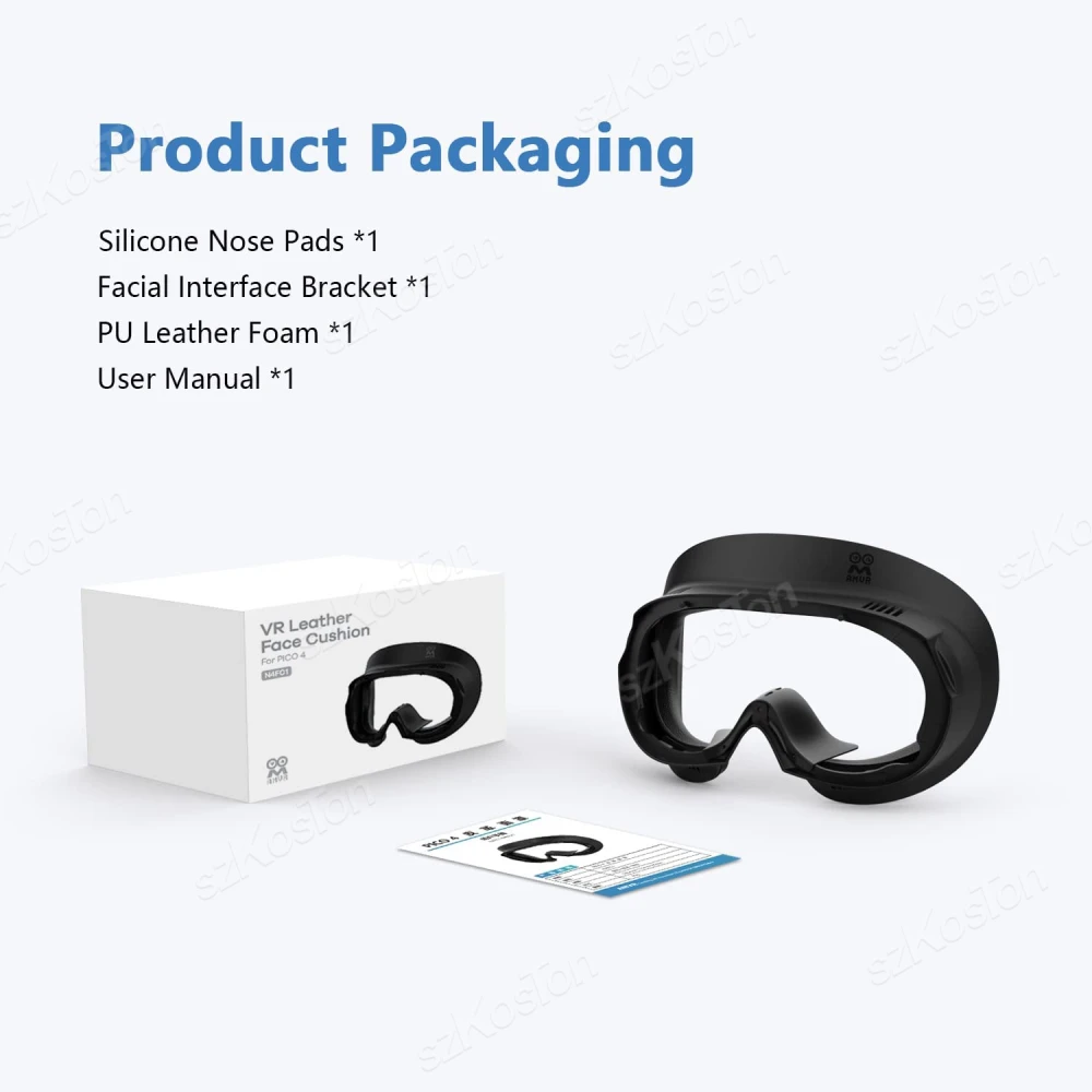 Face Inter face staffa Pad in pelle di spugna per Pico 4 VR auricolare sostituzione maschera facciale lavabile per accessori PICO4