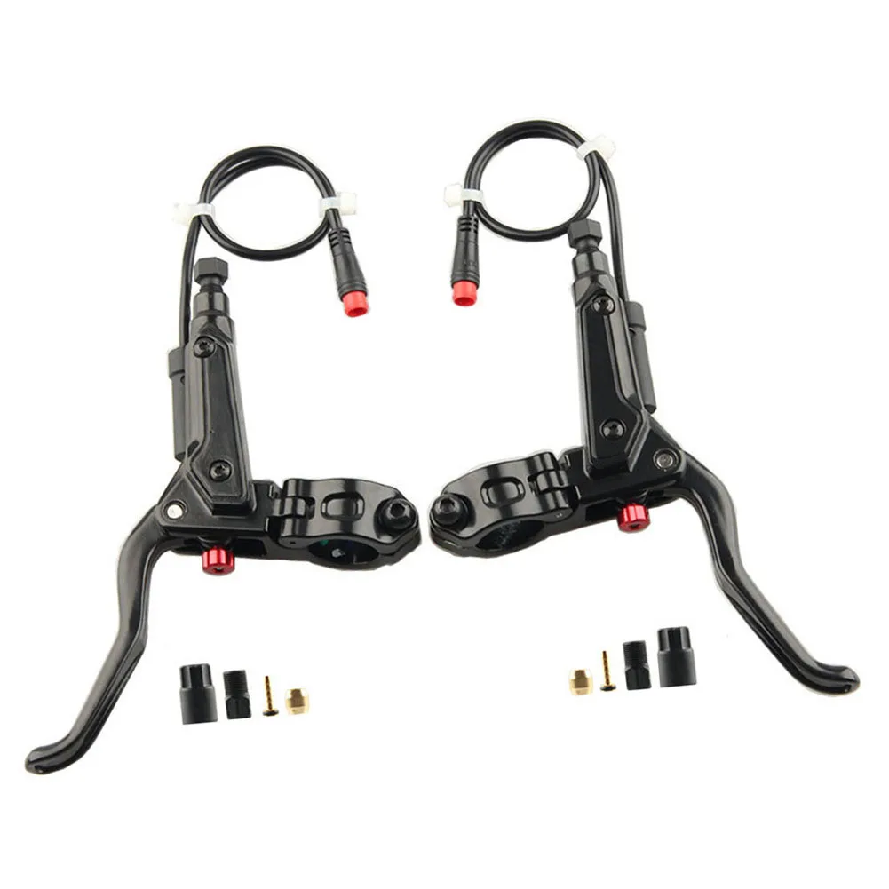 Mountain Bike Hydraulic Brake Power Off Brake Handle 2/3 Pin E-Bike Oil Brake Lever For-Bafang Hall E Bike Accessories