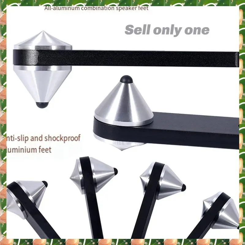 JAJA Speaker Foot Subwoofer Shockproof Spike Bracket Enhanced Stability & Sound Quality