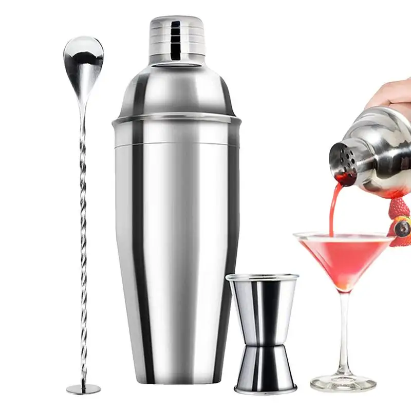 Bartender Shaker Drink Mixer Margarita Tools Shaker Set Bartender Set Professional Stainless Steel Bar Tool For Bartending