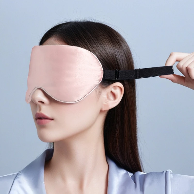 

Double-sided Imitation Silk Sleeping Eye Mask for Women Men Night Nap Heath Relaxed Nap Breathable Light-blocking Eye Mask