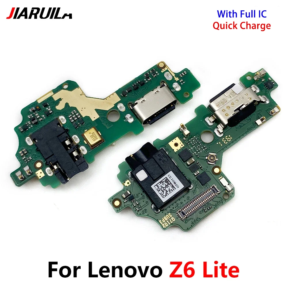 USB Charger Charging Dock Port Connector Flex Cable Board For Lenovo Z6 Lite Micro Type-C Plug Socket Connector Replacement