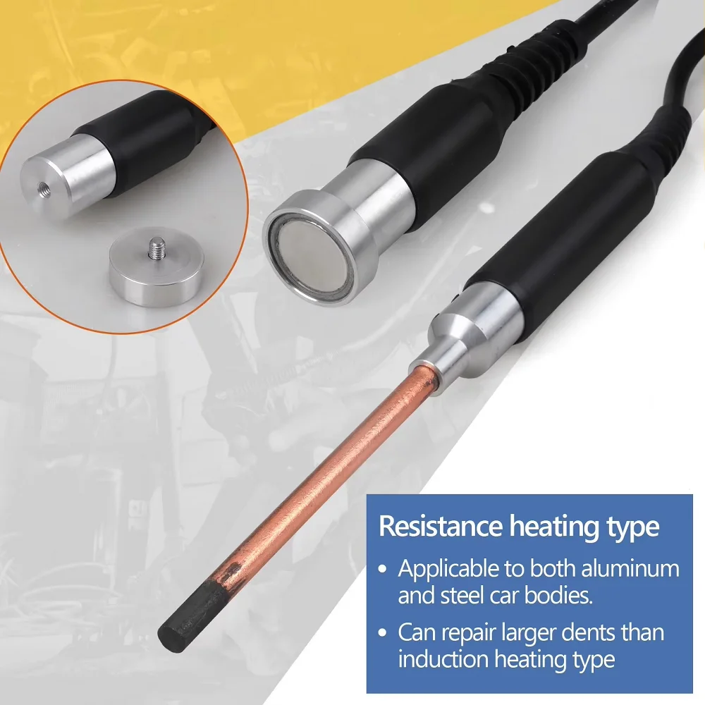 PDR Auto Body Dent Removal Induction Heater Car Dent Repair Tool for Aluminum and Steel Plate Dent Repair