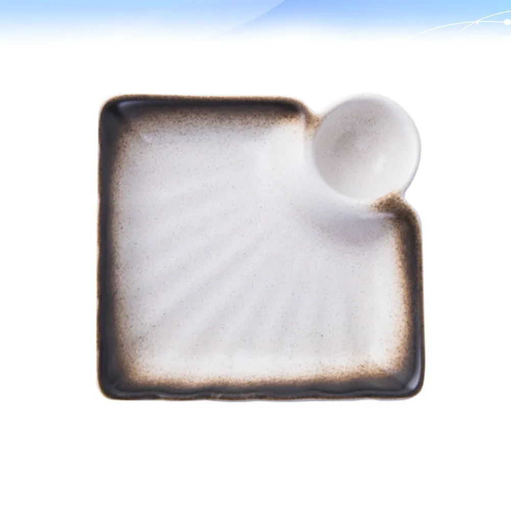 

Керамическая тарелка для холодных закусок бежевого цвета, миска для соуса, кетчупа, соевого соуса, приправ, закусок, десертов, для дома и ресторанов