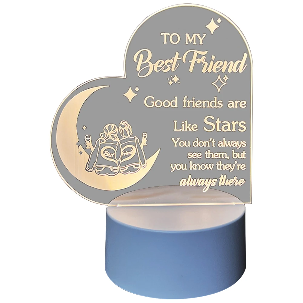 Birthday Gifts Night Light Acrylic Night Light Personalised Presents for Sister Best Presents for Mum Best Friend Birthday Gifts