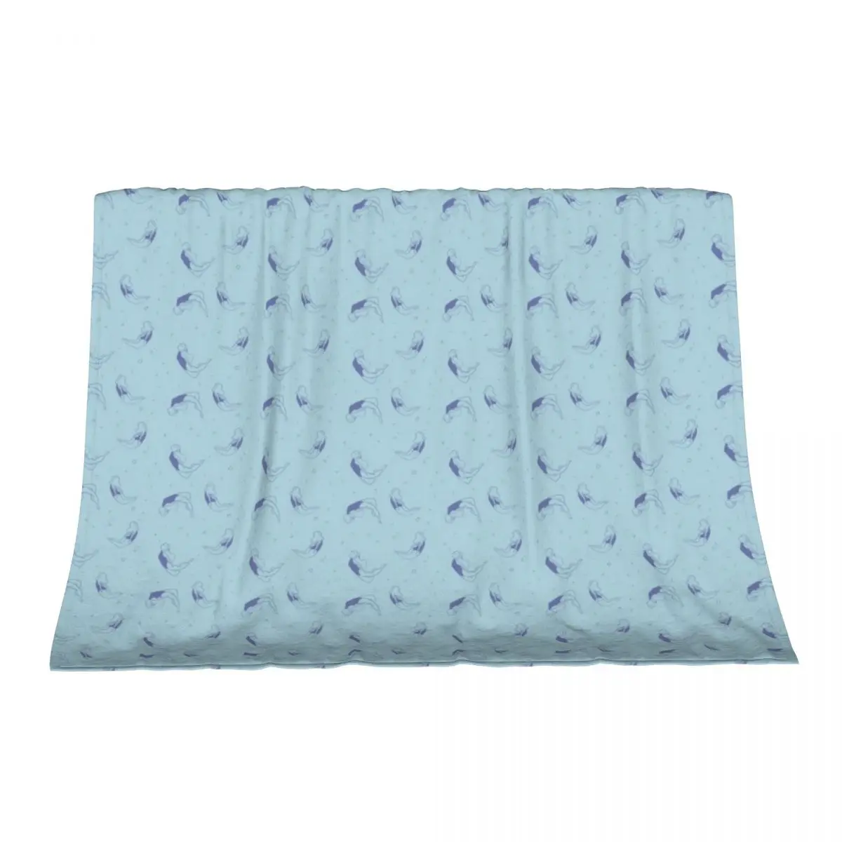 

summer swimmers Throw Blanket Thins Furrys Summer Beddings Comforter Blankets