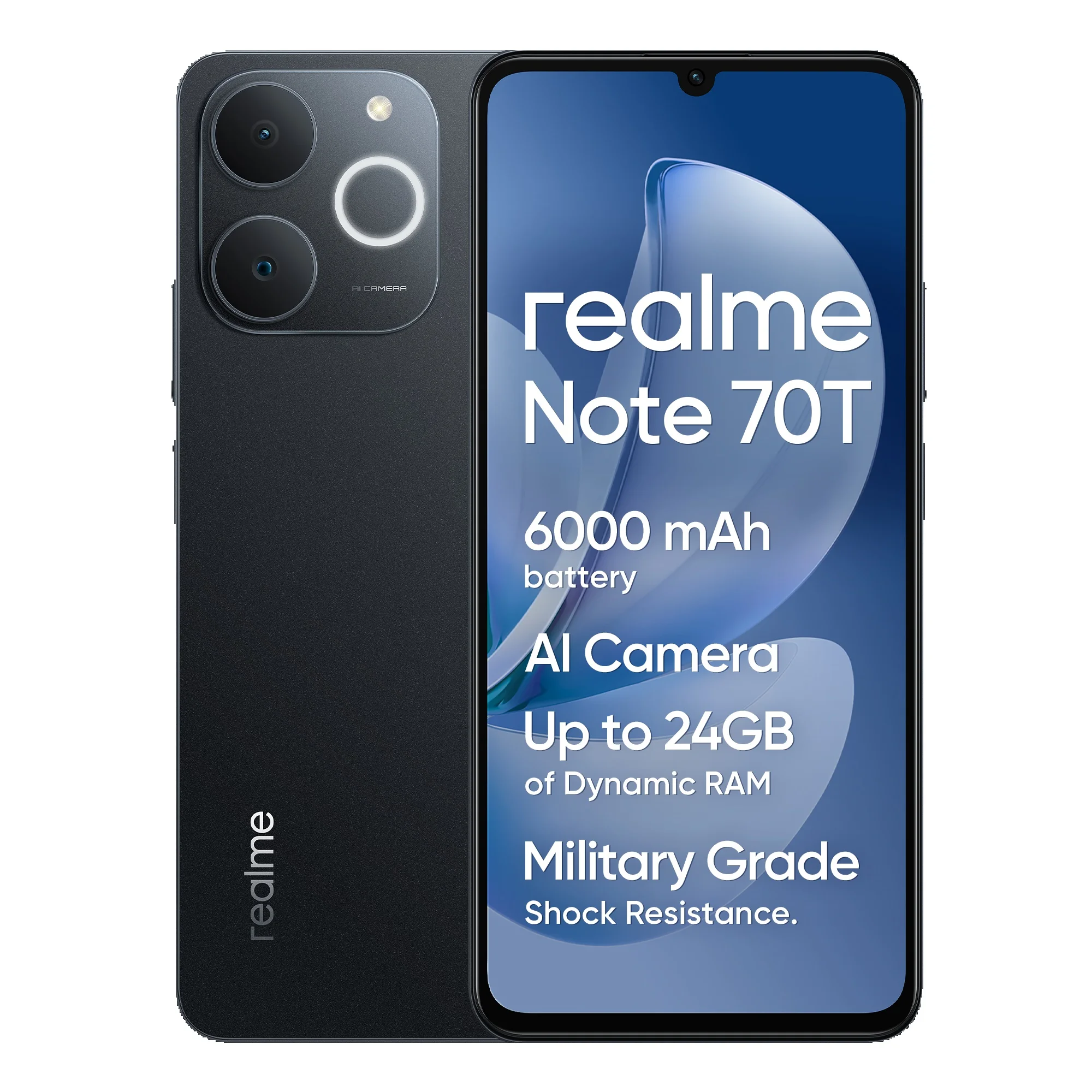 realme Note 70T 4G 4GB+64/128/256GB Smartphone, 6.75 Inch Display