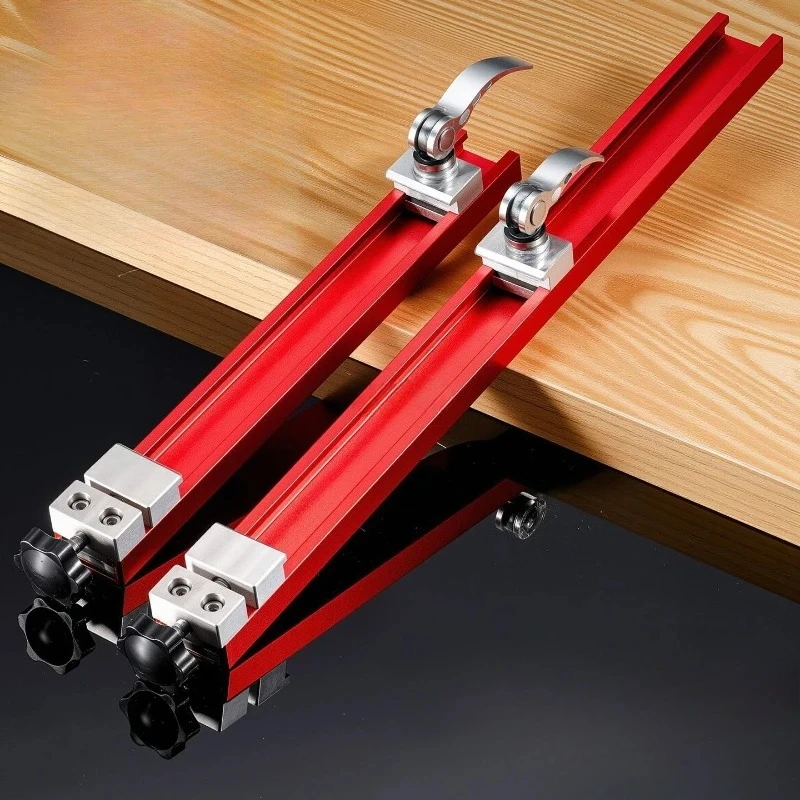 Adjustable Circular Saw Guide Rail, Precision Aluminum Alloy Cutting Machine Base Guide for Woodworking Cutting and Milling Tool