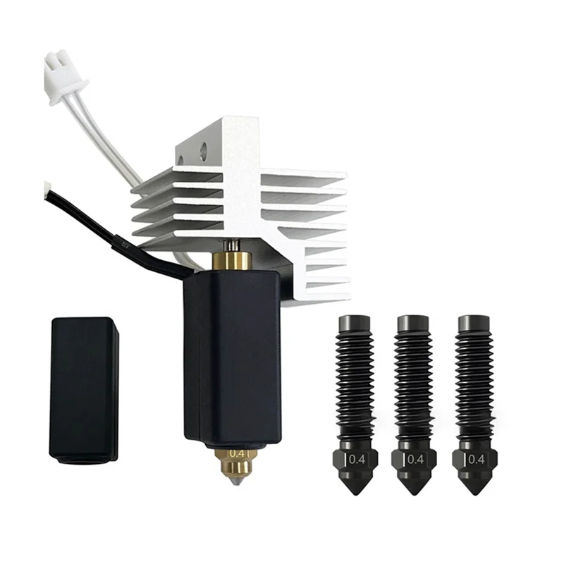 

For Elegoo Kit For-For Centauri Carbon 0.4MM Hotend And Hardened Steel Nozzle Set