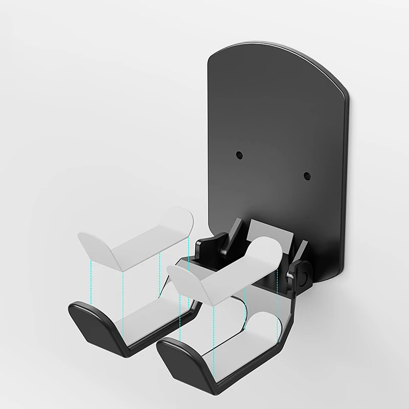 Wall Mounted Game Controller Bracket Base No Punching Easy Install Required Controller Storage Rack For Gaming Headset Bracket