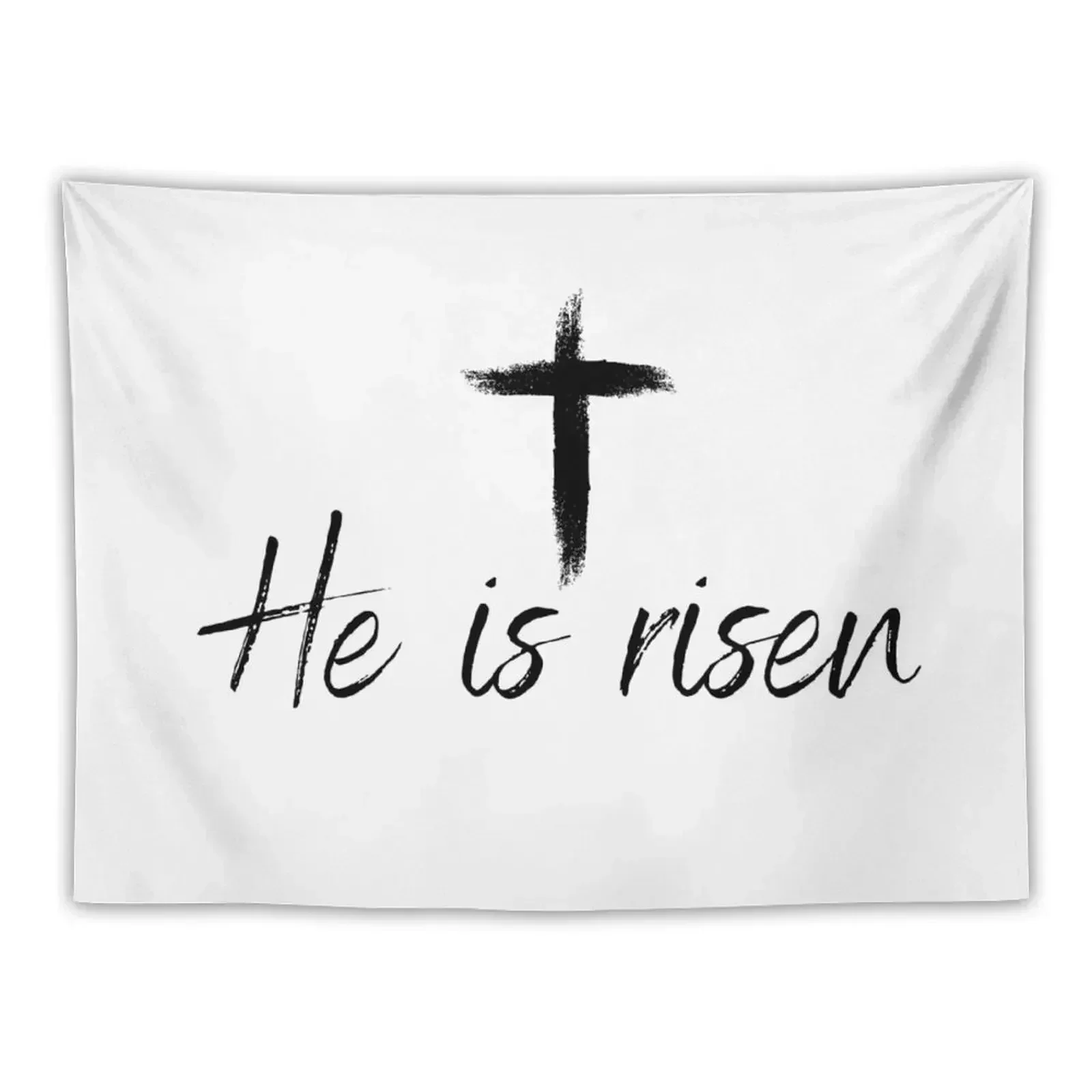 

He is risen christian easter cross Tapestry Carpet Wall On The Wall Tapestry