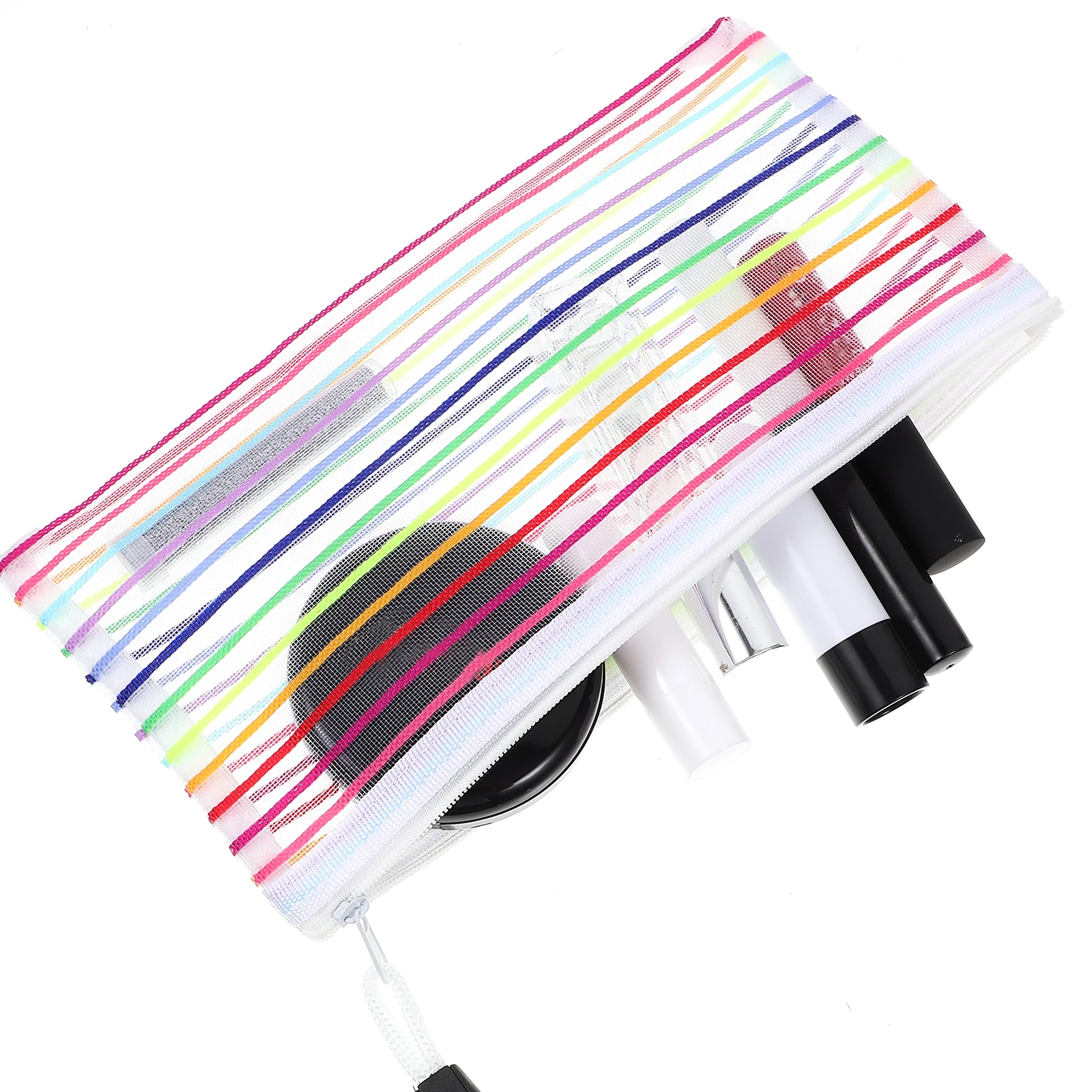 

6 Pcs Zipper Bill Bag Bank Bags with Money for Cash Travel Zippered Pouches Organization