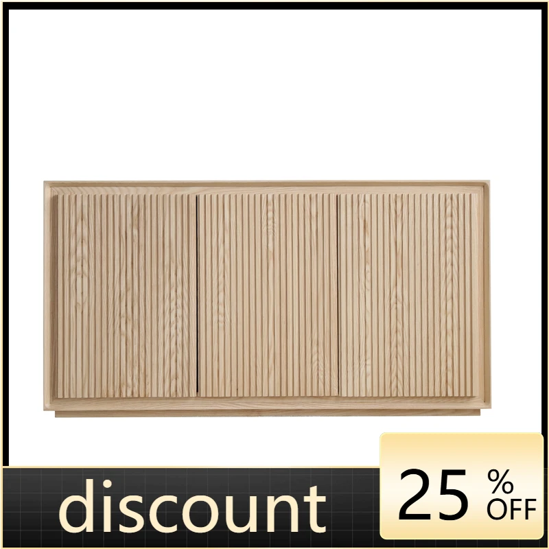 LMM Japanese-style log simple custom gate solid wood cabinet restaurant storage locker