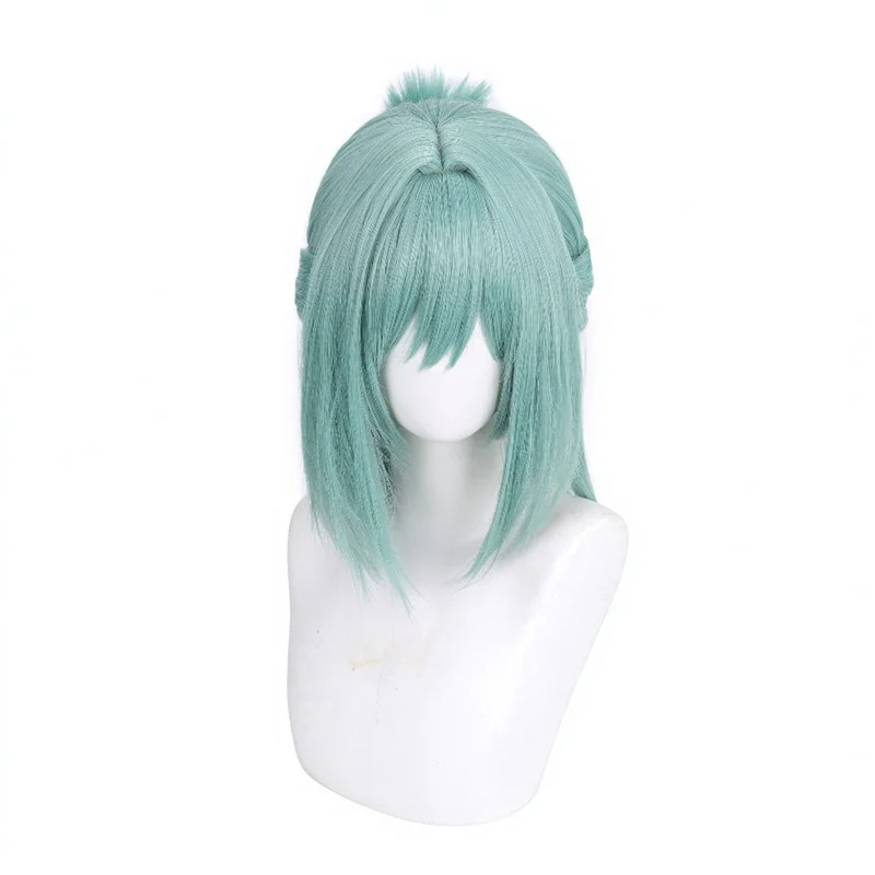 Anime Even The Student Council Has Its Holes Otori Tan Cosplay Wig Mint Green Short Hair Synthetic Halloween Carnival Party Prop