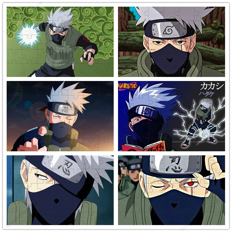 

Пазл японское аниме манга наруто Hatake Kakashi, пазл, 35/300/500/1000 шт., пазл, Обучающие игрушки, подарки своими руками