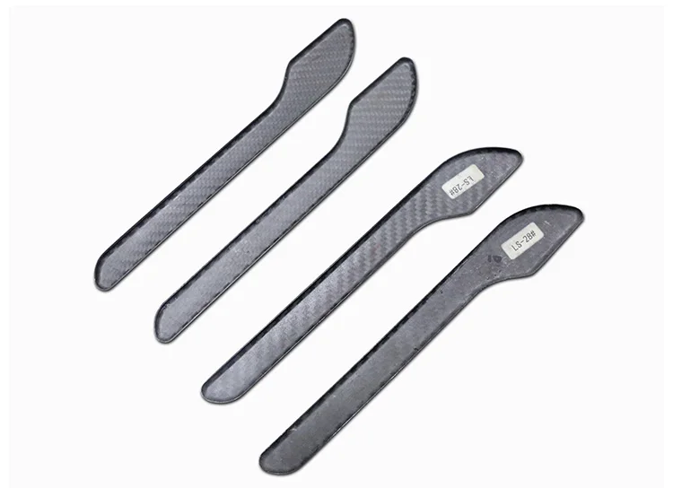 For 2021-2022 Tesla model 3 & Y handle carbon fiber cover carbon fiber interior accessories - 4 pcs