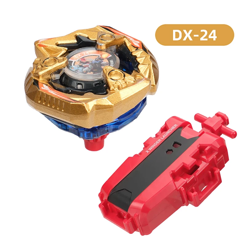 High-Speed DX-24 Hurricane Battle Top Set with Launcher Spinning Gyro Toy for Competitive Play