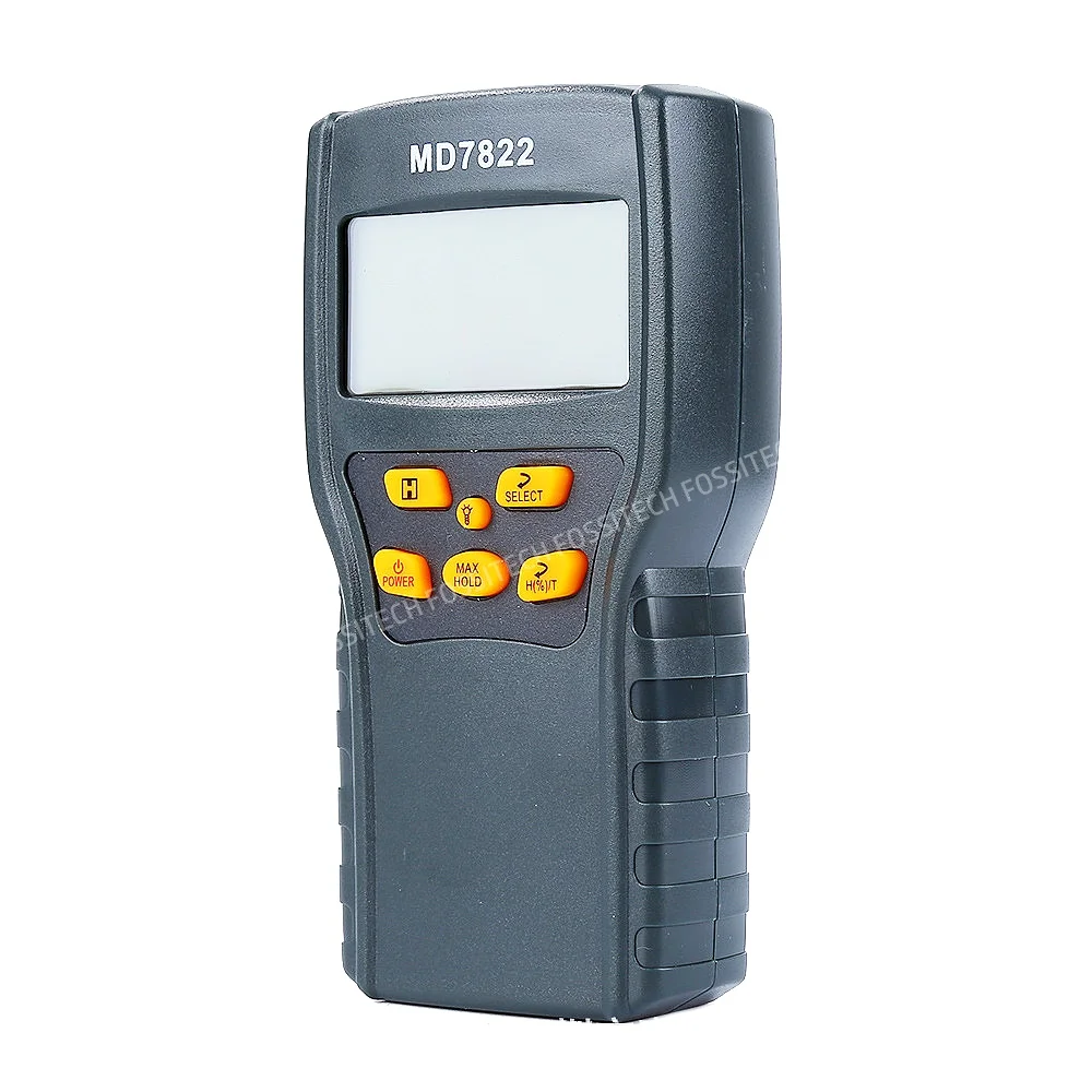 MD7822 Handheld Digital Grain Moisture Meter LCD Display High Precision Humidity Tester Contains Wheat Corn Rice Moisture Meter