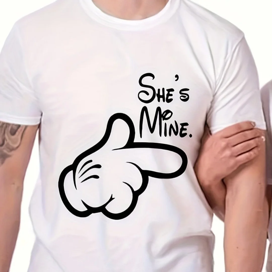 تي شيرت رجالي مطبوع بنمط إبداعي ، تي شيرت كاجوال بأكمام قصيرة ، رياضة وعطلة ، الصيف