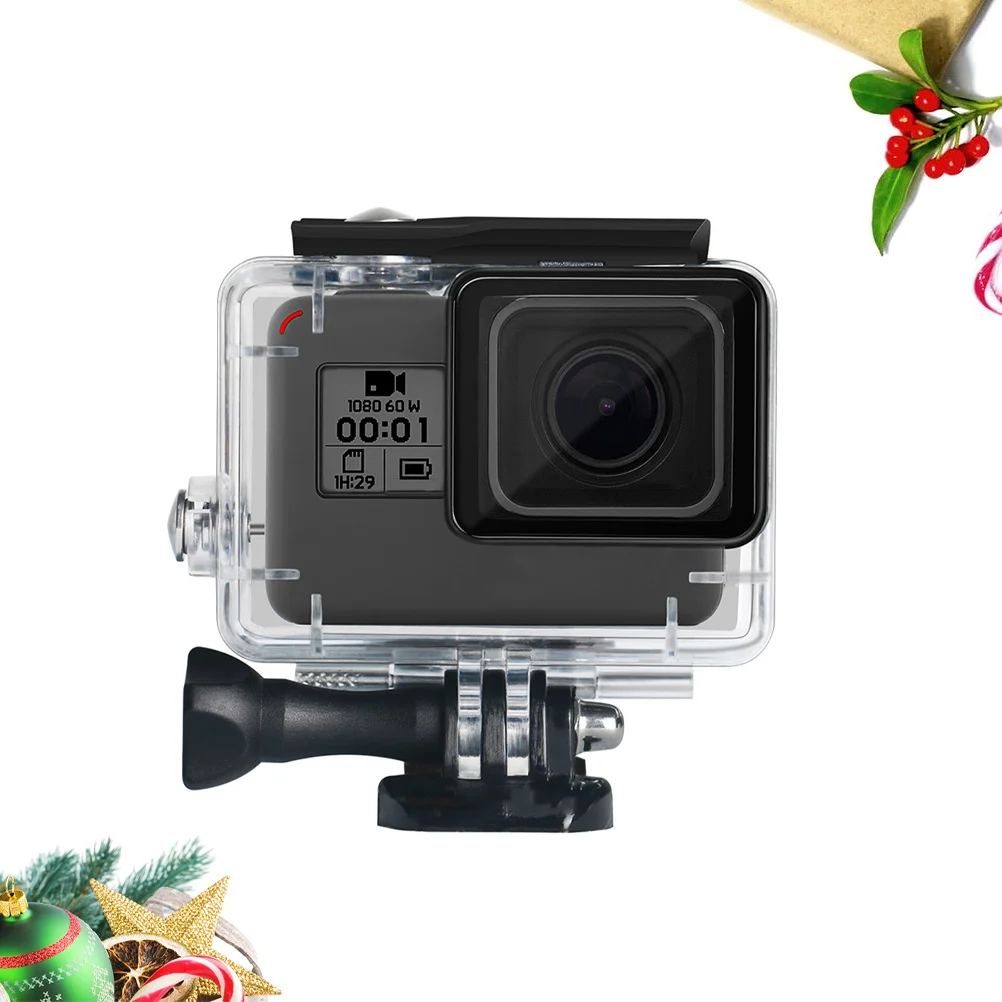 

Waterproof Shell For Tempered Glass Lens Stainless Steel Buttons Underwater Camera Cover Case For 7 Phone