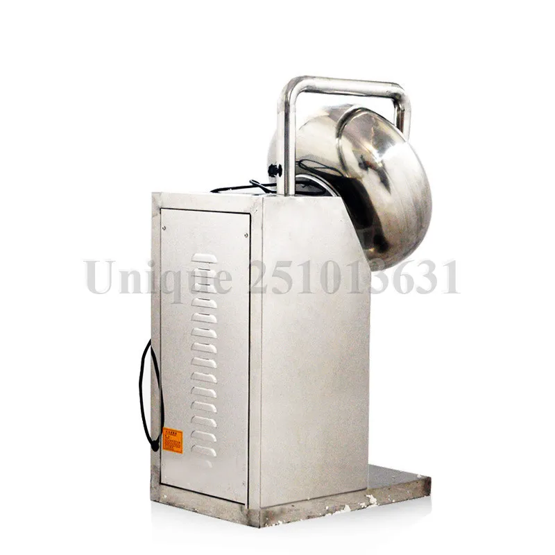 Commercial Almond Nut Peanut Candy Chocolate Coated Pan Sugar Film Coating Polishing Icing Machine