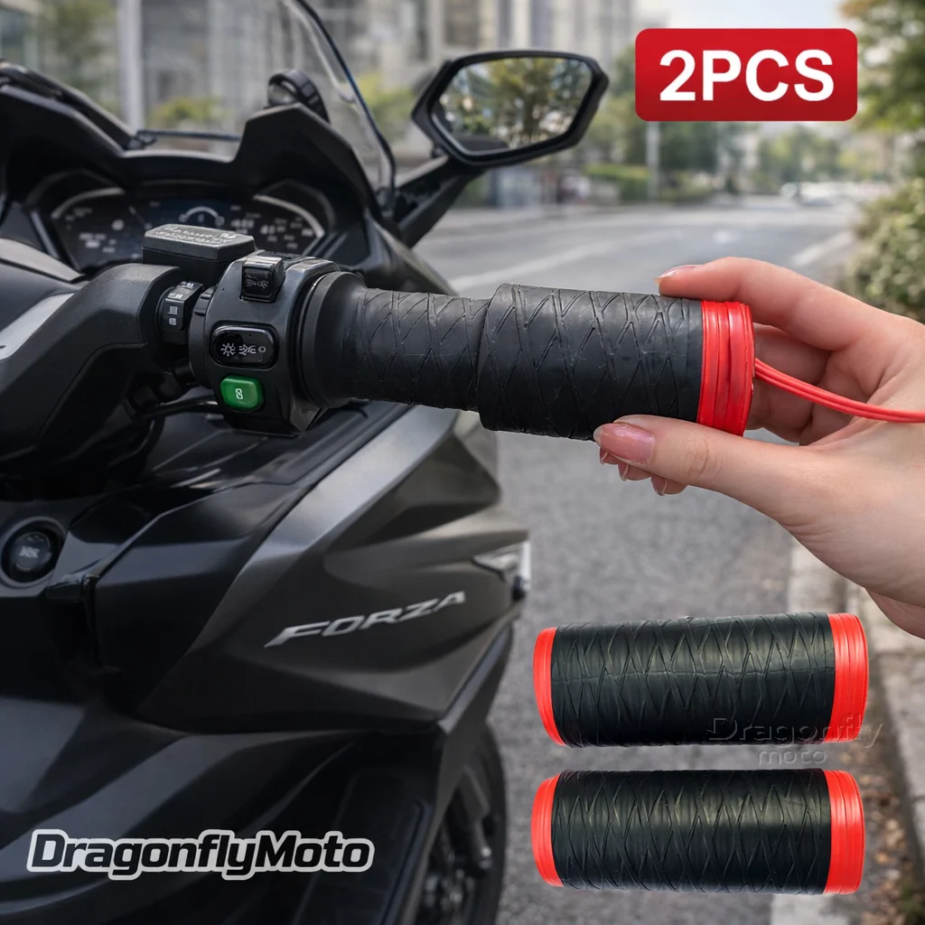 Motorcycle Silicone Handlebar Cover For Honda Forza 350 ADV 350 ADV350 Forza350 Self Shrinking Non-Slip Motorcycles Grip Covers