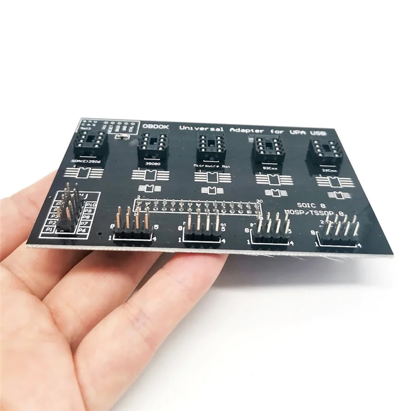 Cabo de teste de clipe SOP8 SOIC8 UPA-USB Programador ECU Placa adaptadora universal Eeprom UPA-USB V1.3