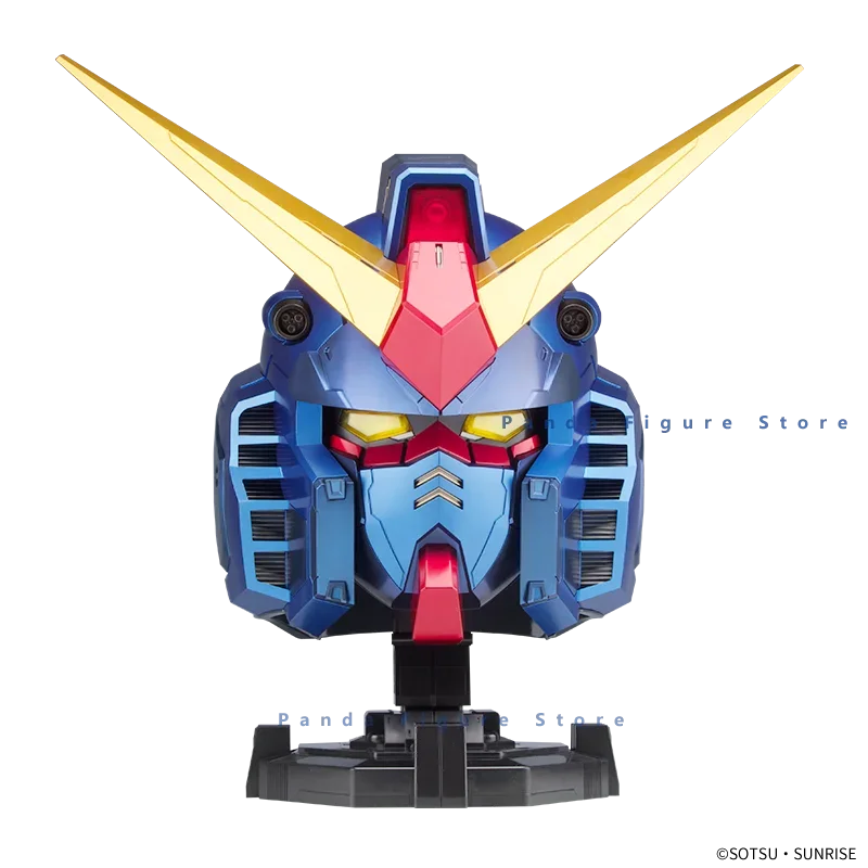 In Stock Bandai BN HEAD Collection RX78-2Gundam Metallic Blue Color Ver. Ornament Statue 1:1 Figure Gunpla Toy Model Anime Gift