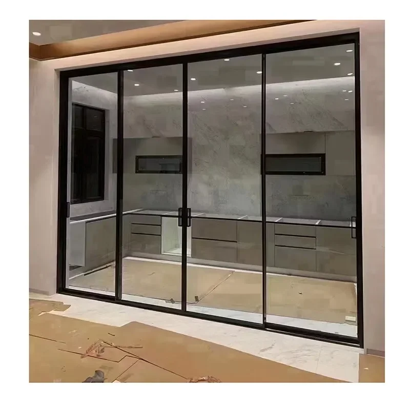 120 Heavy Duty Sliding Doors for Balcony 2.0mm Thickness 100 Sheets Material Factory Direct Sale Robust Sliding Door System