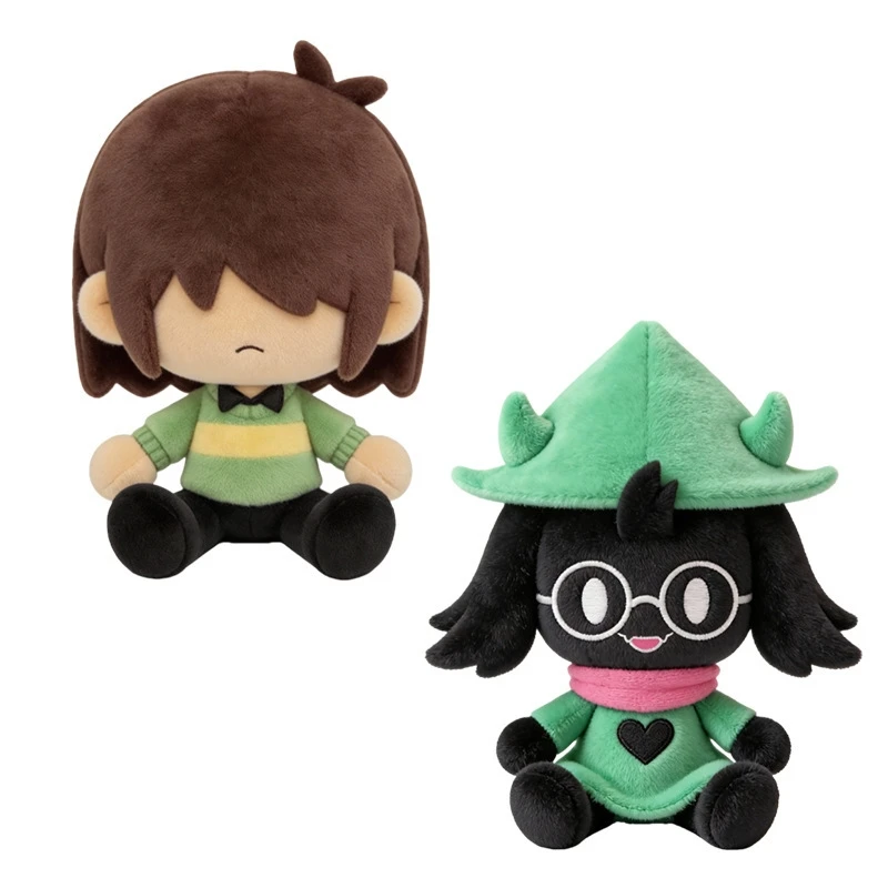 

DELTARUNE Kris Triangle Rune Plush Ralsei Soft Stuffed Doll Cute Gothic Game Character Toy For Kids Teens Room Decor Halloween