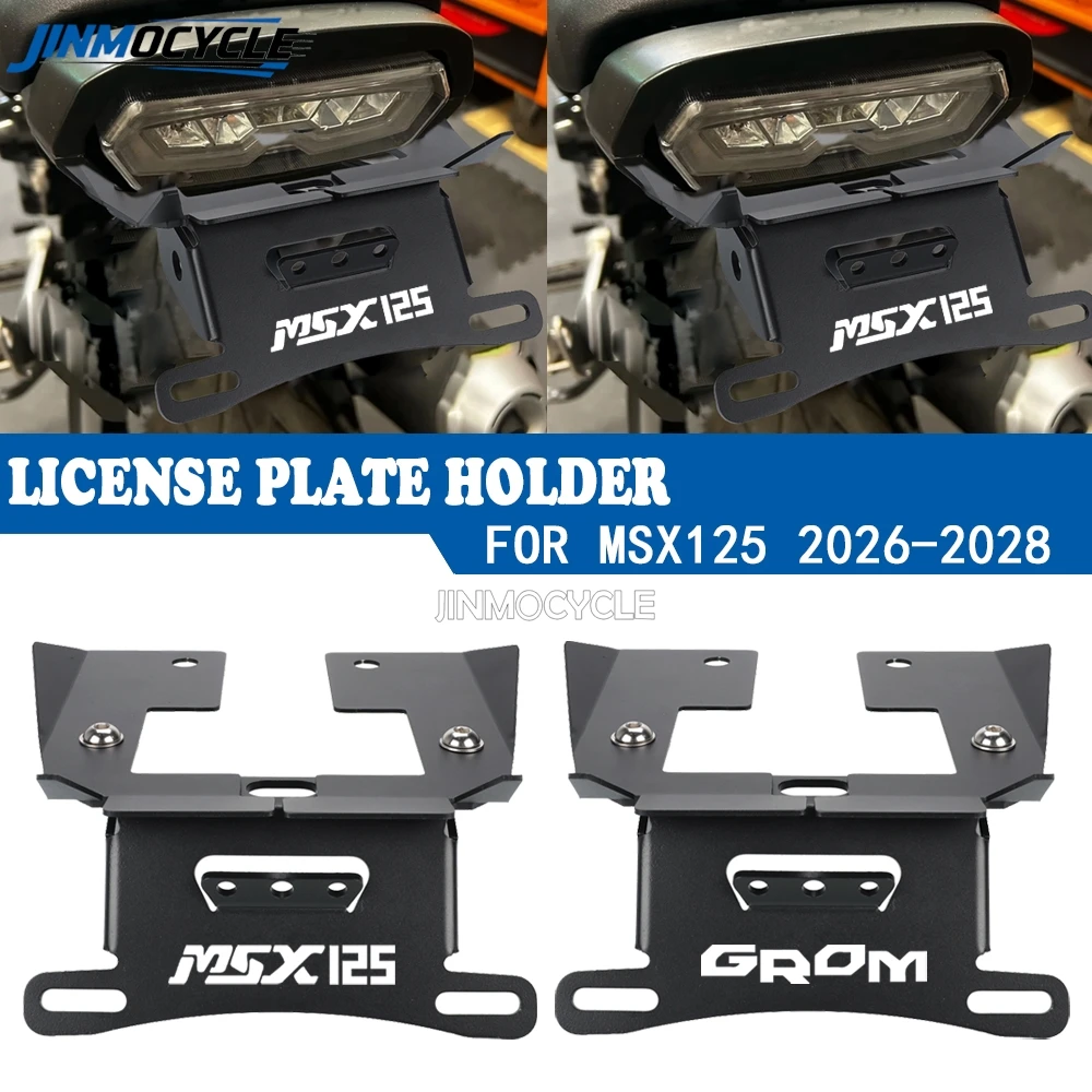 For HONDA MSX125 Grom Msx125 SF 2016-2020 2019 2018 msx125 Motorcycle Tail Tidy Fender Eliminator License Plate Holder LED Light