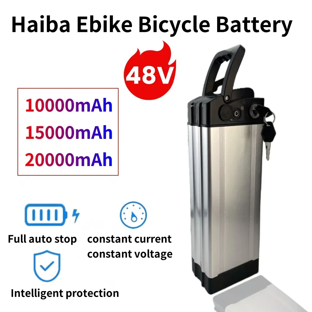 

Haiba48V battery pack, 48V10Ah, 15Ah, 20Ah, 1000W, 18650high-power rechargeable lithium-ion battery Haiba Battery