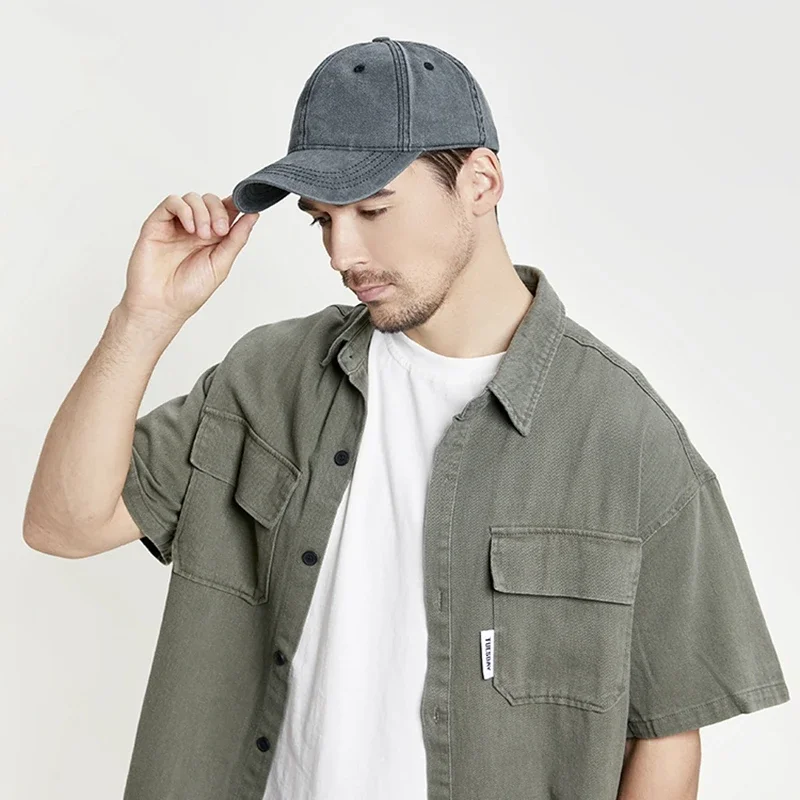 Man Cotton Big Size Baseball Hat Woman Plus Size Sun Caps Male Casual Snapback Cap Dad Large Sport Hats 55-59cm 60-65cm