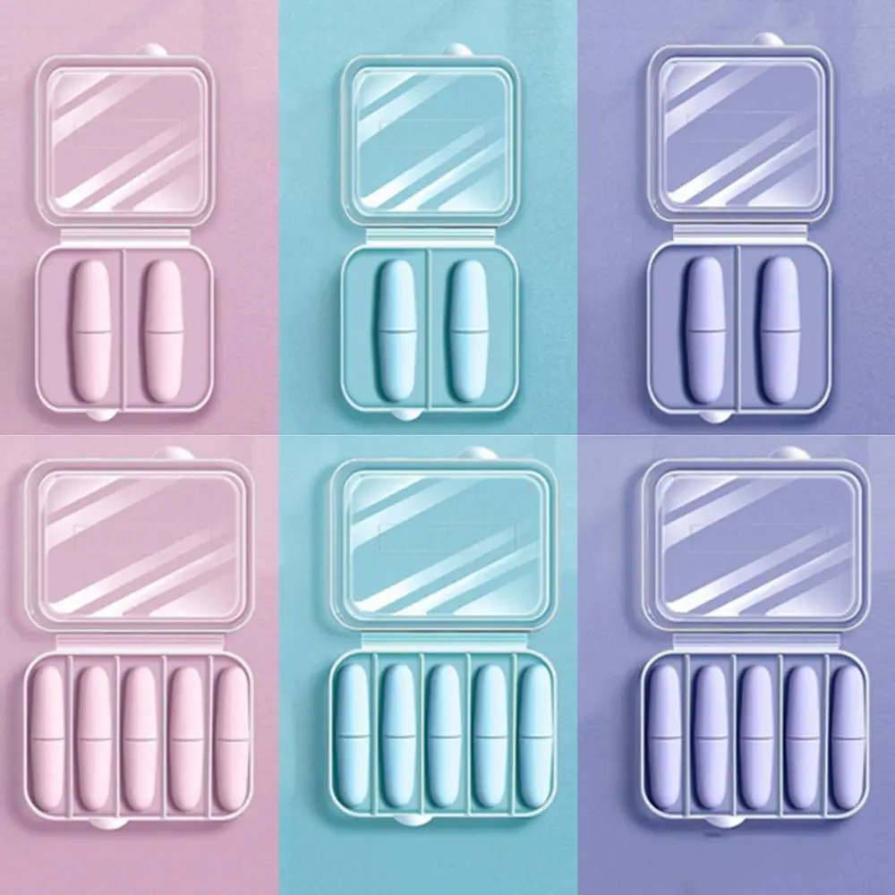 2/5Pairs Ultra Soft Foam Earplugs Reusable Noise Cancelling Ear Protector Transparent Storage Box Slow Rebound