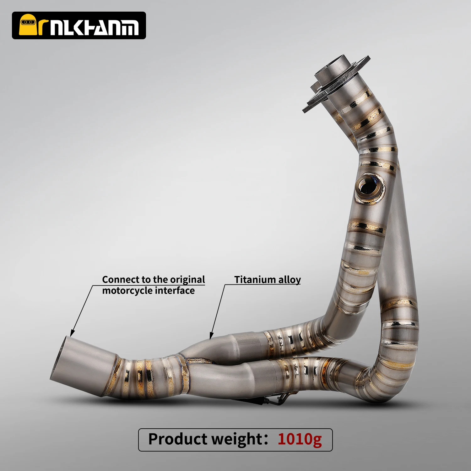 Для выхлопной системы мотоцикла CFMOTO CLX700 Ti. Модификация передней части из сплава для CFMOTO CLX700 2020 2021 2022 2023