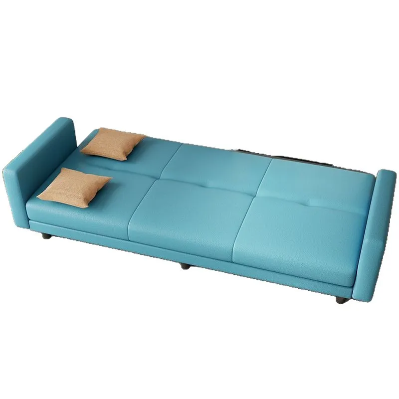 Folding sofa bed Small apartment Multifunctional sofa Living room Rental room Apartment Fabric dual-purpose single double sofa