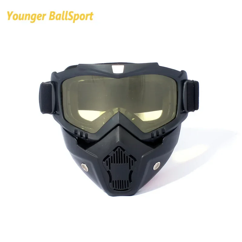 Cycling Riding Motocross Sunglasses Ski Snowboard Eyewear Mask Goggles Retro Helmet Tactical Windproof Motorcycle Glasses Masks