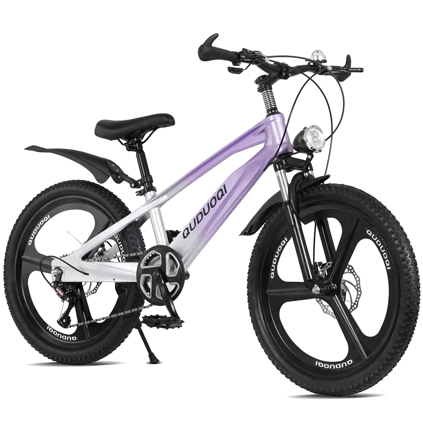 

Alixeperss Store 20 Inch Kids Mountain Bike, 7-Speed Youth Bicycle with Magnesium Alloy Frame & One-Piece Wheels, Kids Bike