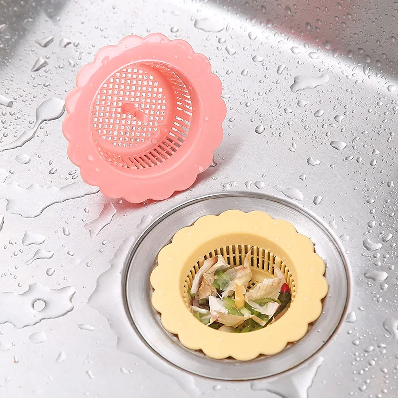 1PC Kitchen Mesh Sink Strainer Waste Collector Water Filter Shower Floor Drain Cover Hair Anti-Blocking Bathroom Accessories