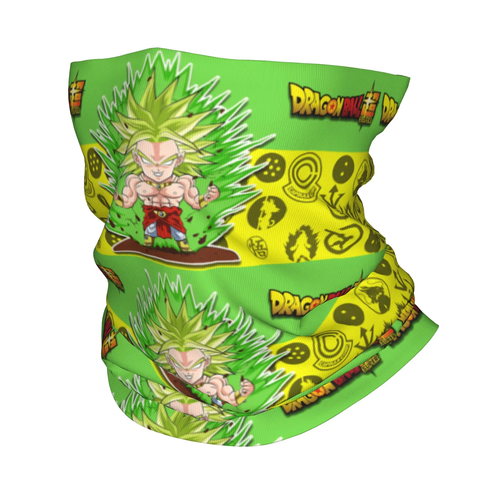 Custom Anime Broli Manga Bandana Neck Gaiter UV Protection Face Scarf Cover Women Men  Headband Tube Balaclava
