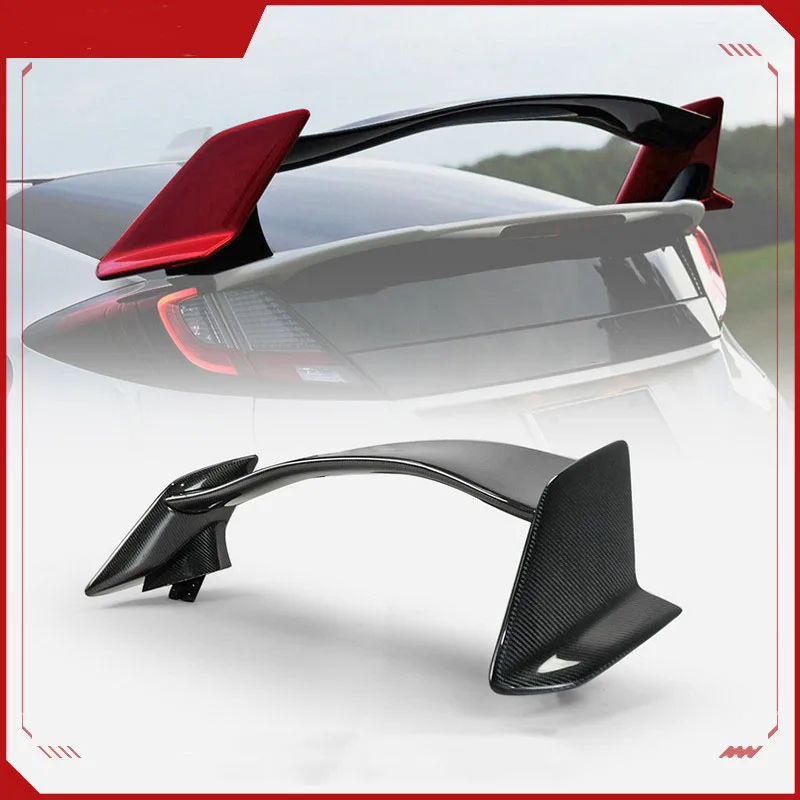 

Compatible with Honda FK2 Civic Type R Original Carbon fiber rear wing Replace the fixed wing middle plate 2015-2017