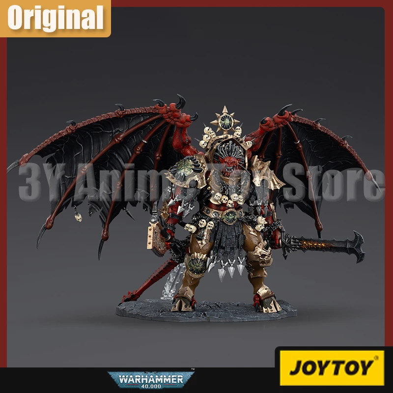 JOYTOY Warhammer 40k 1/18 Action Figure World Eaters Angron Daemon Primarch Of Khorne Model Collection Desk Decor Toys Gifts