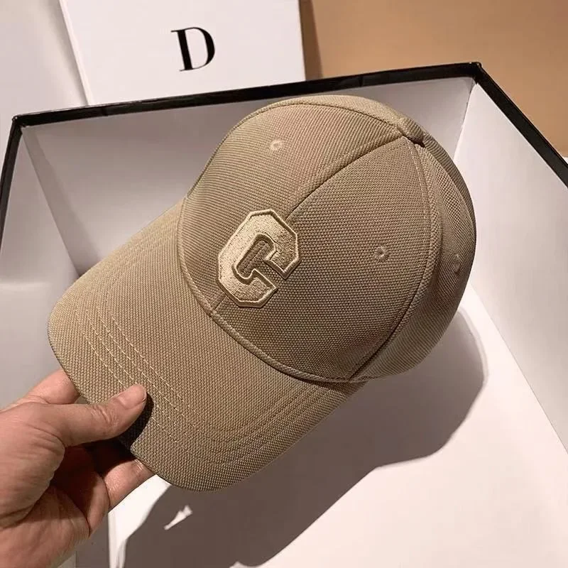 2026 spring new big C three-dimensional letter baseball cap fashionable versatile couple cap men's and women's sun hat tide