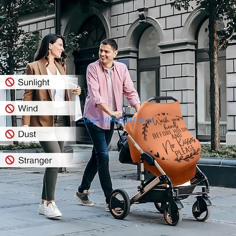 

Portable Privacy Cover Soft & Stretchy Cover for Shopping Cart & Outdoor Use