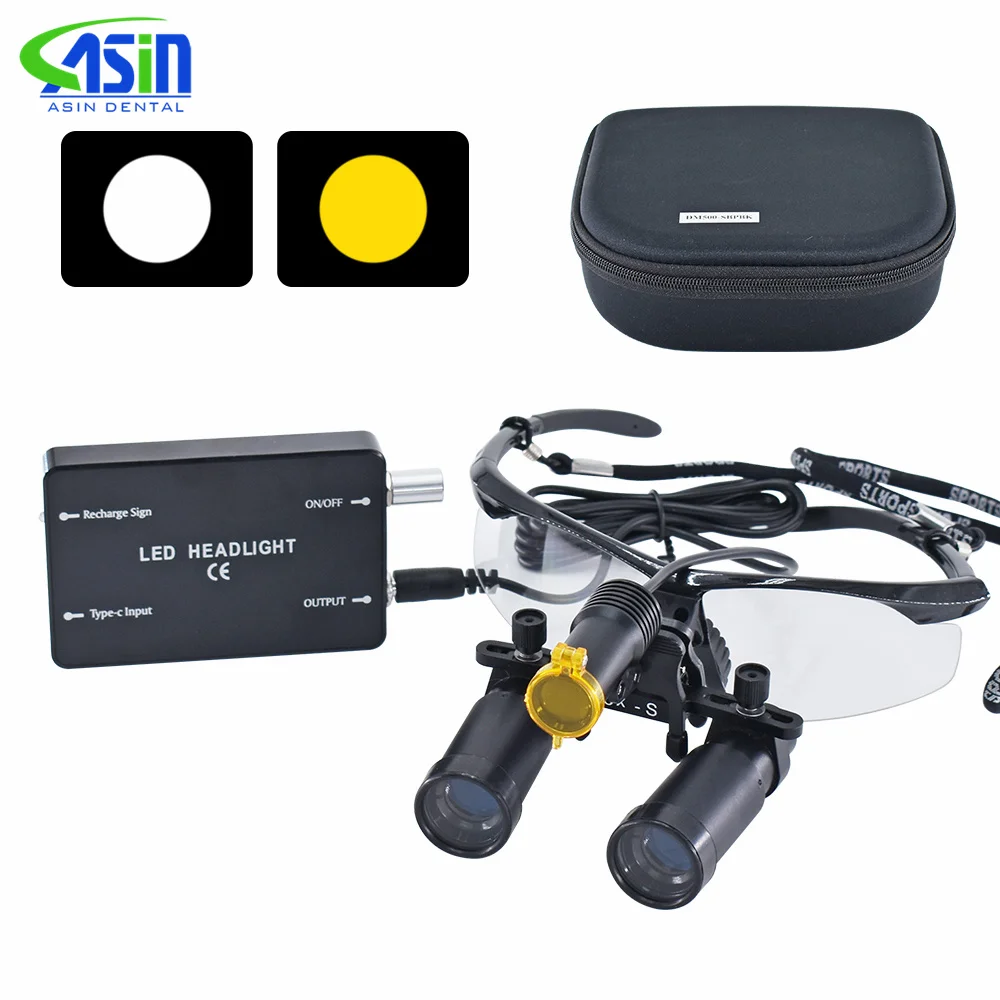 4X 5X 6X 8X 6x Dental Loupes Binnocular Magnifying Glass Medical Magnifier Surgical Loupe Dentist Tools Surgery Dentistry