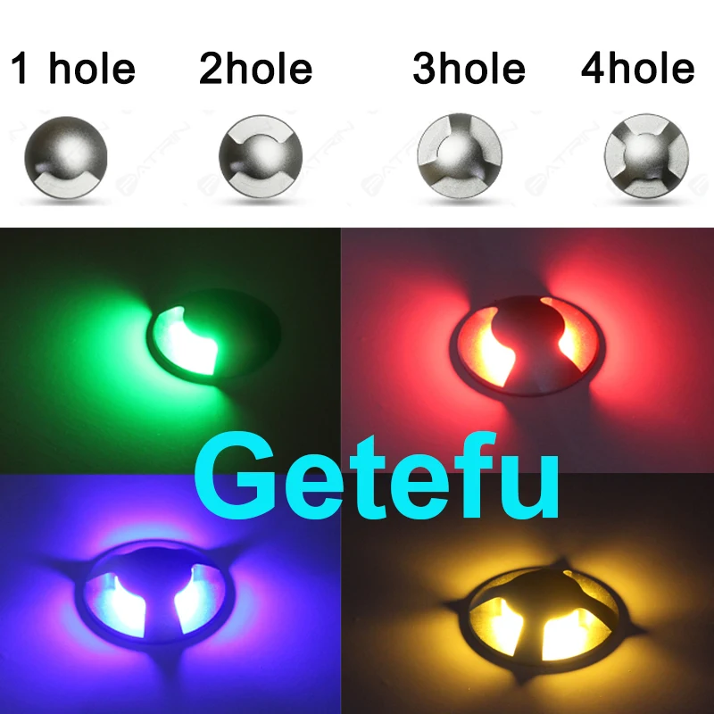 3w 5w 10w led garten leuchte ip67 ac110v 220v dc12v strahler außen einbau unterirdische lampe boden landschafts beleuchtung – Detail 15