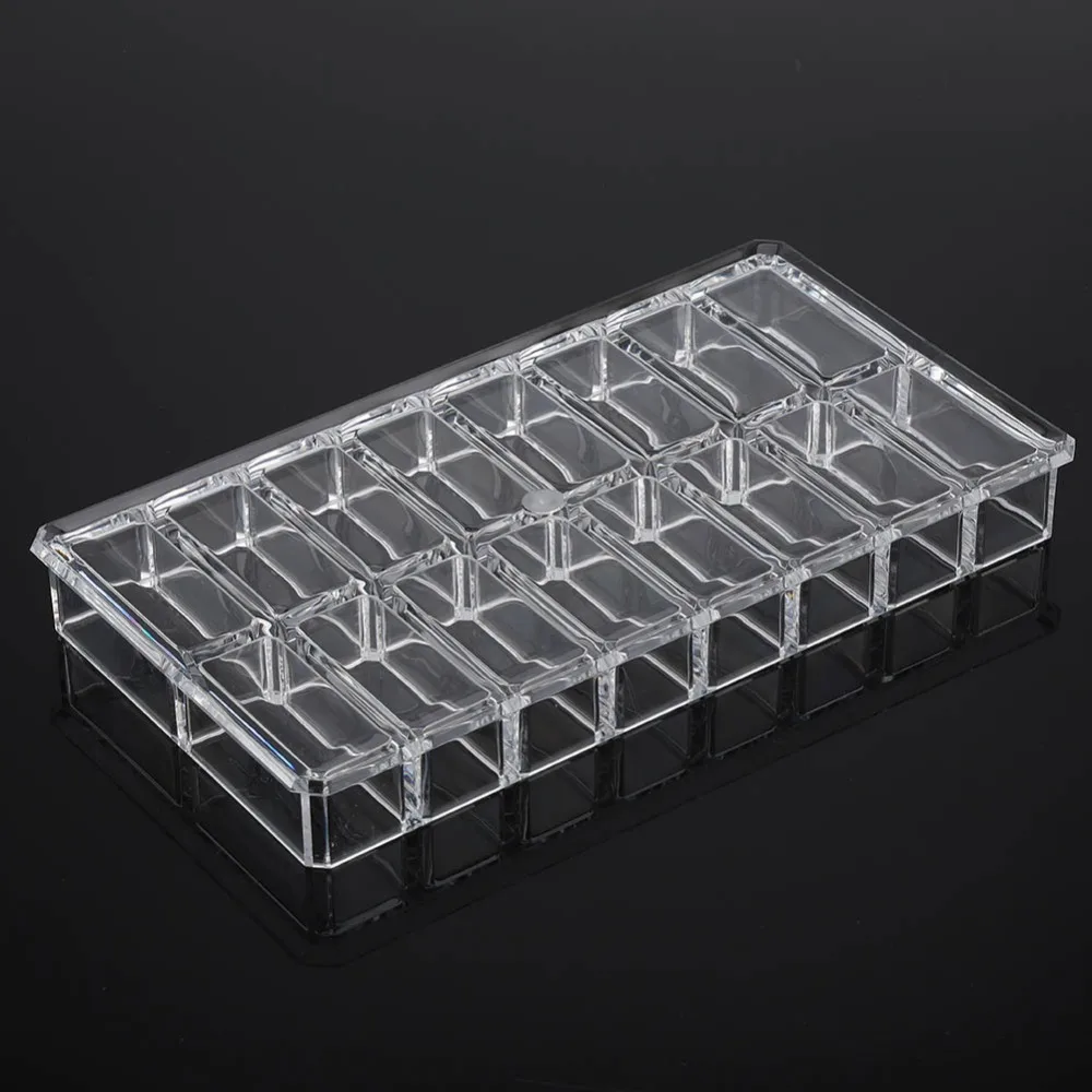 

Transparent Acrylic Organizer Acrylic 16 Grid Design Makeup Organizer Compact Individual Compartments