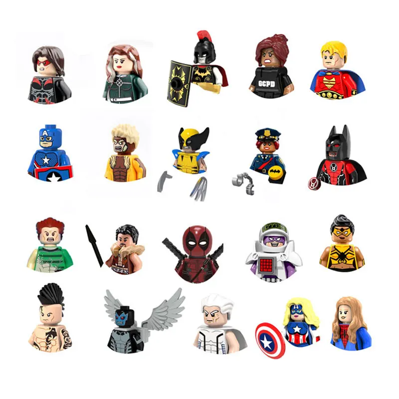 Classical Toys PG086 X1616 Movie Cartoon heroes Bricks Collection Educational Building Blocks Model Christmas Gifts Toys